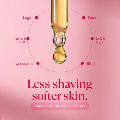 nellaskin bare oil. less hair, more you.