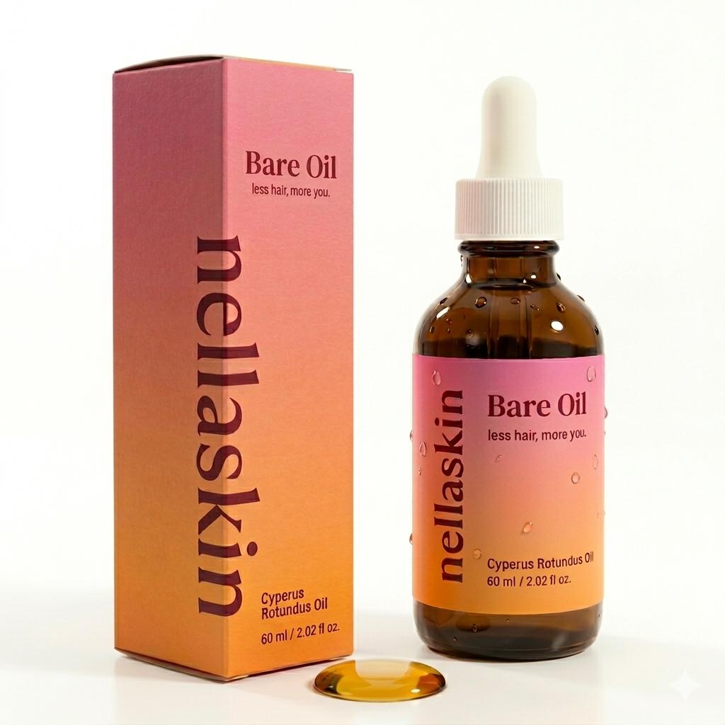 bare oil – less hair, more you.